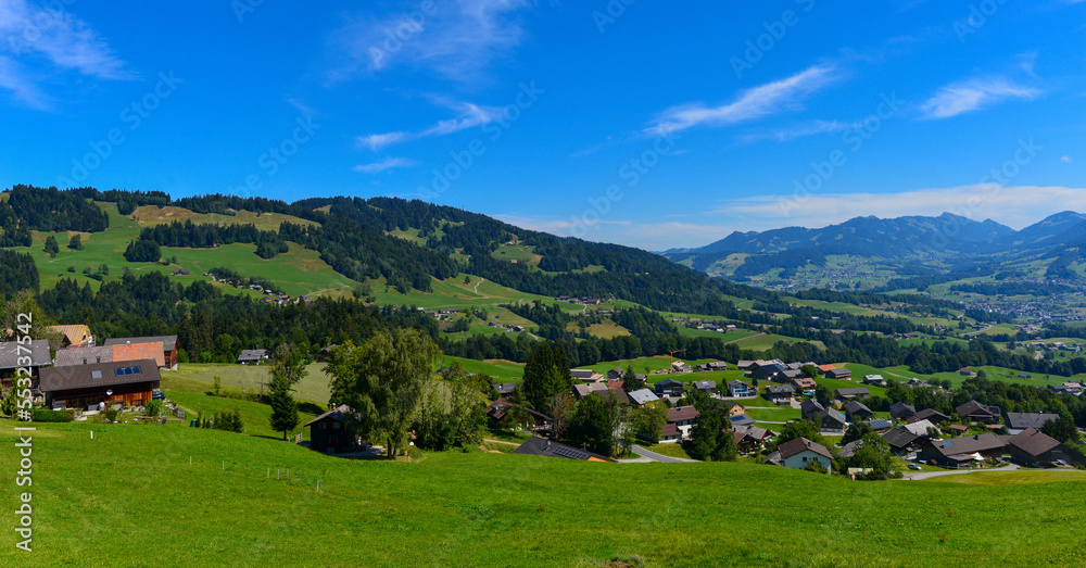 Bregenzerwald bei Schwarzenberg im Bundesland Vorarlberg/Österreich	

