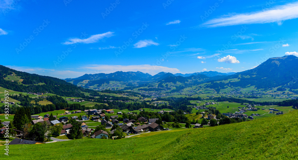 Bregenzerwald bei Schwarzenberg im Bundesland Vorarlberg/Österreich	
