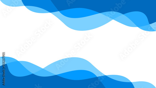 blue liquid background with white copy space vector stock