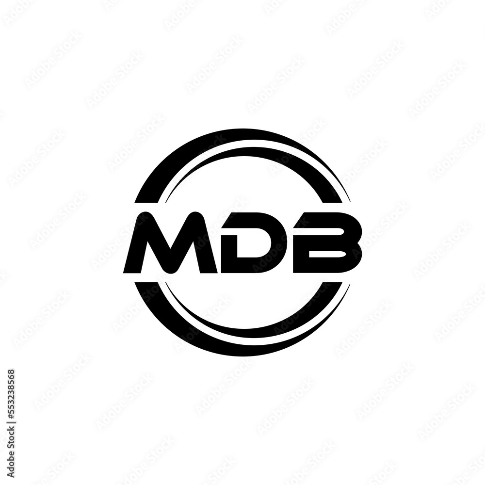 MDB letter logo design with white background in illustrator, vector logo modern alphabet font overlap style. calligraphy designs for logo, Poster, Invitation, etc. MDB letter logo design with white background in illustrator, vector logo modern alphabet font overlap style. calligraphy designs for logo, Poster, Invitation, etc.