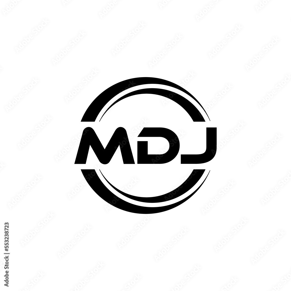 MDJ letter logo design with white background in illustrator, vector logo modern alphabet font overlap style. calligraphy designs for logo, Poster, Invitation, etc. MDJ letter logo design with white background in illustrator, vector logo modern alphabet font overlap style. calligraphy designs for logo, Poster, Invitation, etc.