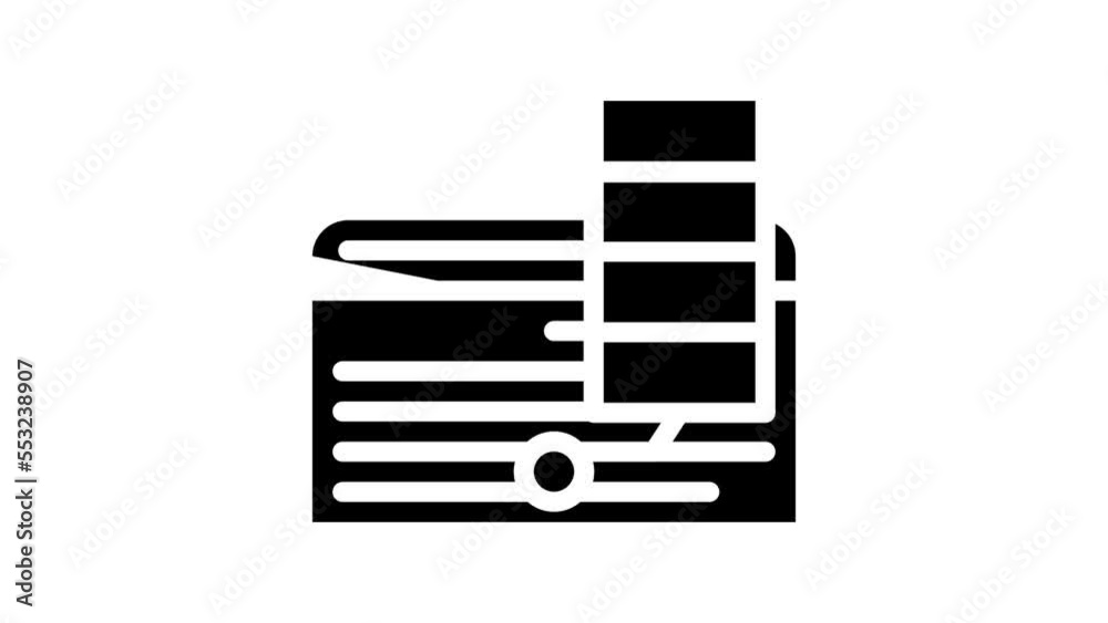 schedule for day line icon animation schedule for day line icon animation
