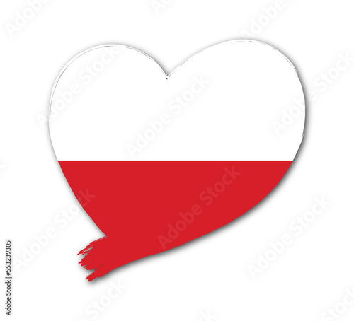 Free Download flag of Polnd in europe. Patriot polish country. Icon, symbol. - GFXLoad