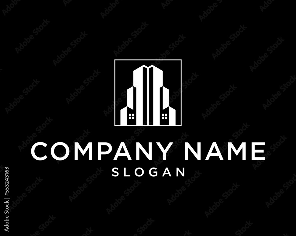 hand holding a symbol MODERN LOGO BUILDING VECTOR LOGO hand holding a symbol MODERN LOGO BUILDING VECTOR LOGO