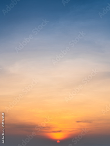 sunset in the sky vertical  © Nature Peaceful 