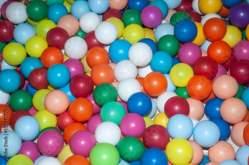 Plenty of colorful balls. Perfect for background. © dusan