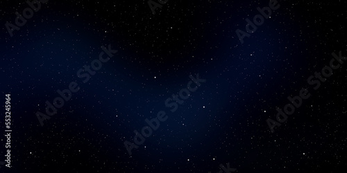 A beautiful night sky with bright stars. Deep space