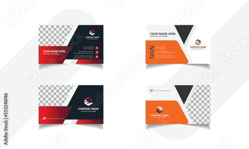 Professional Simple Elegant business card template design