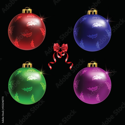 Multi-color decorative Christmas hangings