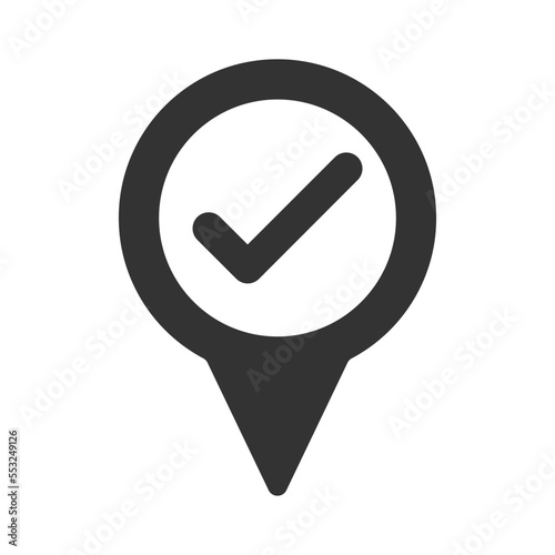 Location checkup icon 