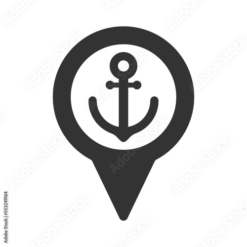 Port location icon
