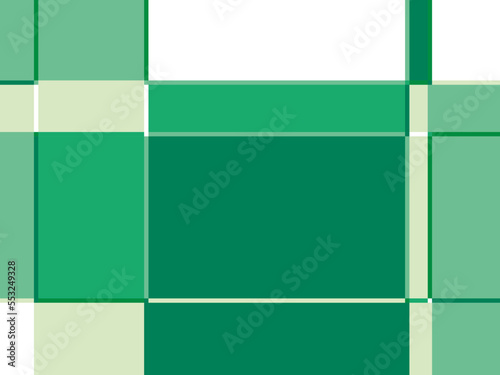 Green geometric background ...