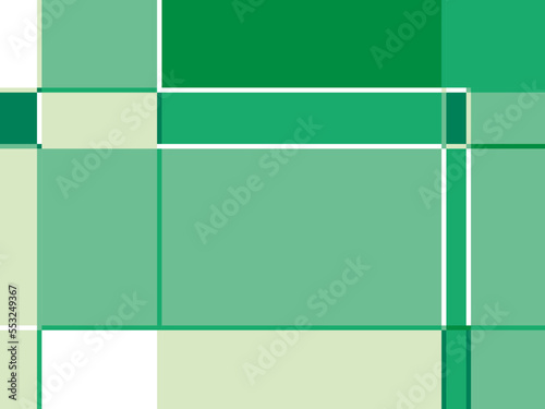 Green geometric background ...