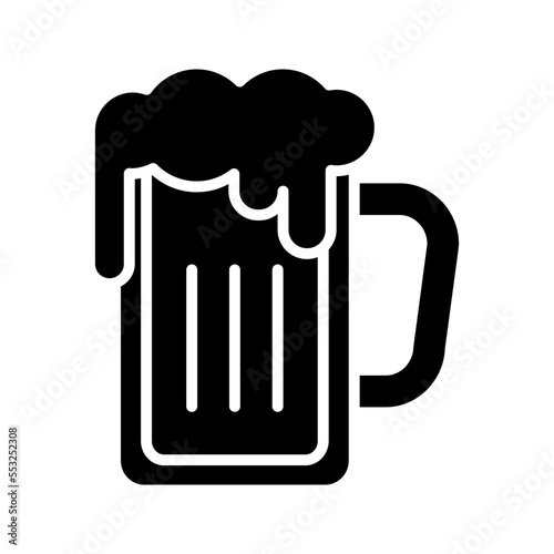 beer icon flat trendy popular simple