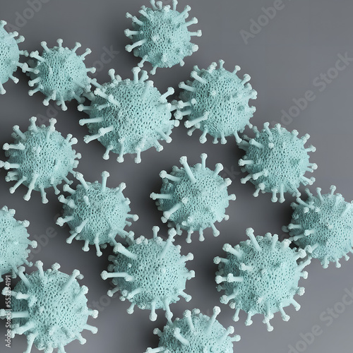 blue virus cluster