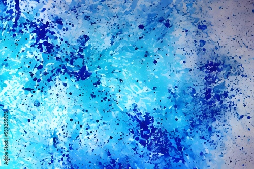 Abstract art blue background with grunge textur