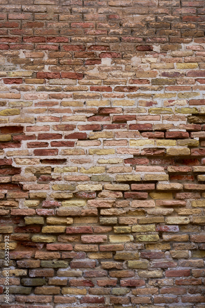 Naklejka premium pared ladrillos 