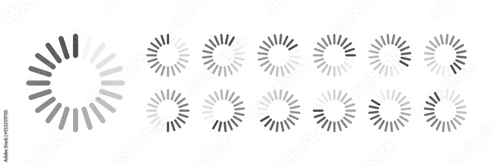 Circular Loading Buffering Icons Vector Video Ready for Animation Gif All Keyframes Frames Bufring Circle Waiting for Connection Buffer Preloader Download Symbol Easy Replace Color Circular Loading Buffering Icons Vector Video Ready for Animation Gif All Keyframes Frames Bufring Circle Waiting for Connection Buffer Preloader Download Symbol Easy Replace Color
