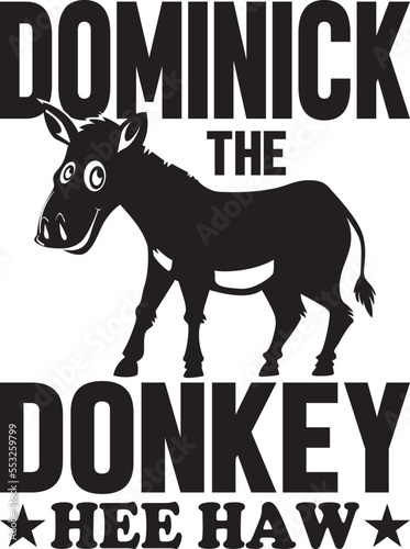 dominick the donkey hee haw.eps photo