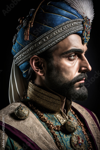 portrait of a person in a persian costume