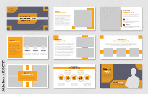 Business powerpoint presentation and keynote presentation slides design template