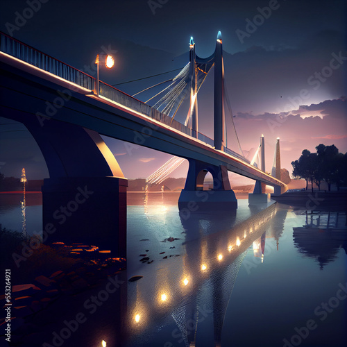 Bridge at night