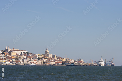 Landscape of Lisbon and tiver Tagus