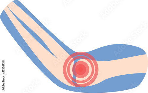 Medical treatment icon cartoon vector. Joint pain. Clinic disease