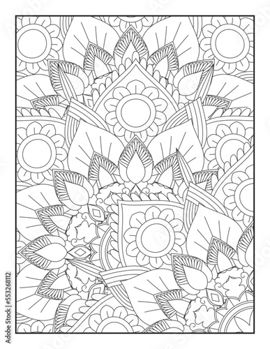 Mandala Coloring Pages, Floral Mandala Coloring Page, Flower Mandala Coloring Pages,