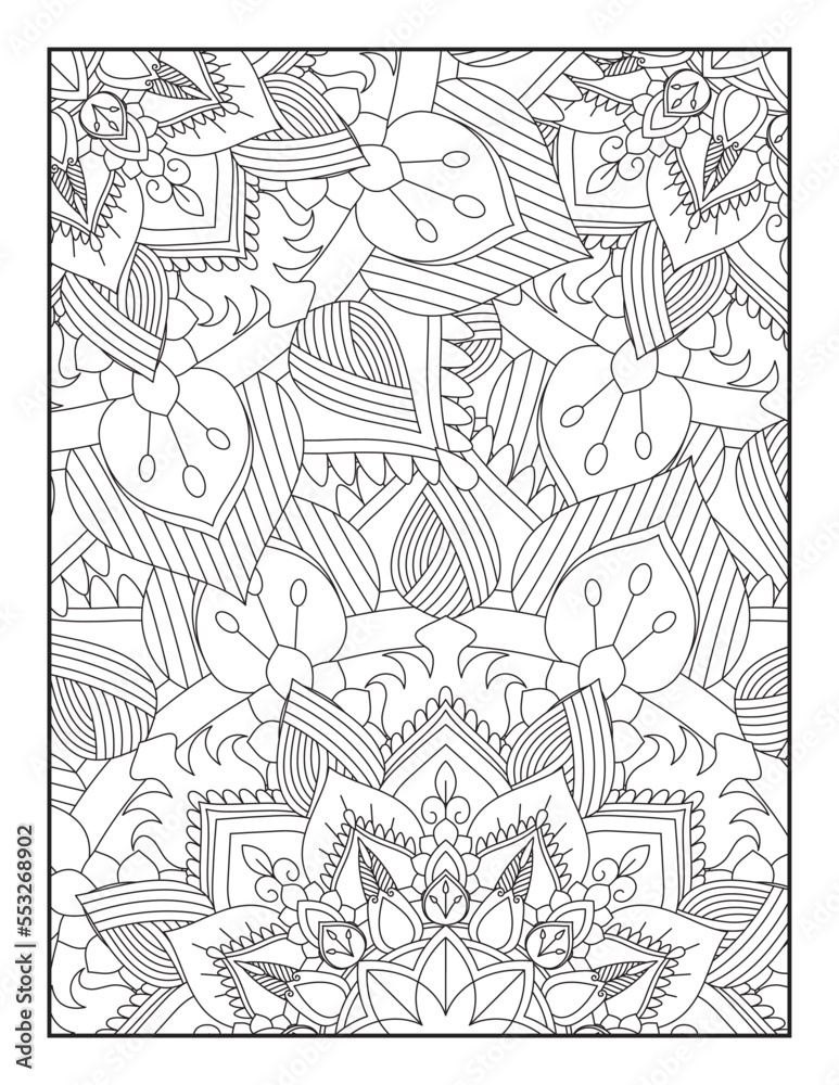 Mandala Coloring Pages, Floral Mandala Coloring Page, Flower Mandala Coloring Pages,