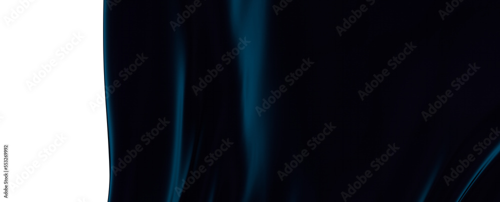 3D render abstract background of smooth lines of spline blue waves 3D render abstract background of smooth lines of spline blue waves