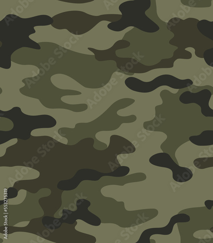  Army camo seamless pattern vector khaki texture, modern design for clothing print, fabric.