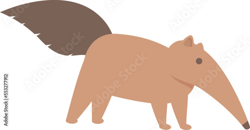 Nature anteater icon cartoon vector. Ant animal. Zoo mammal