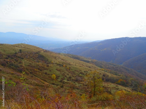 autumn landscape in the mountains © hulbar