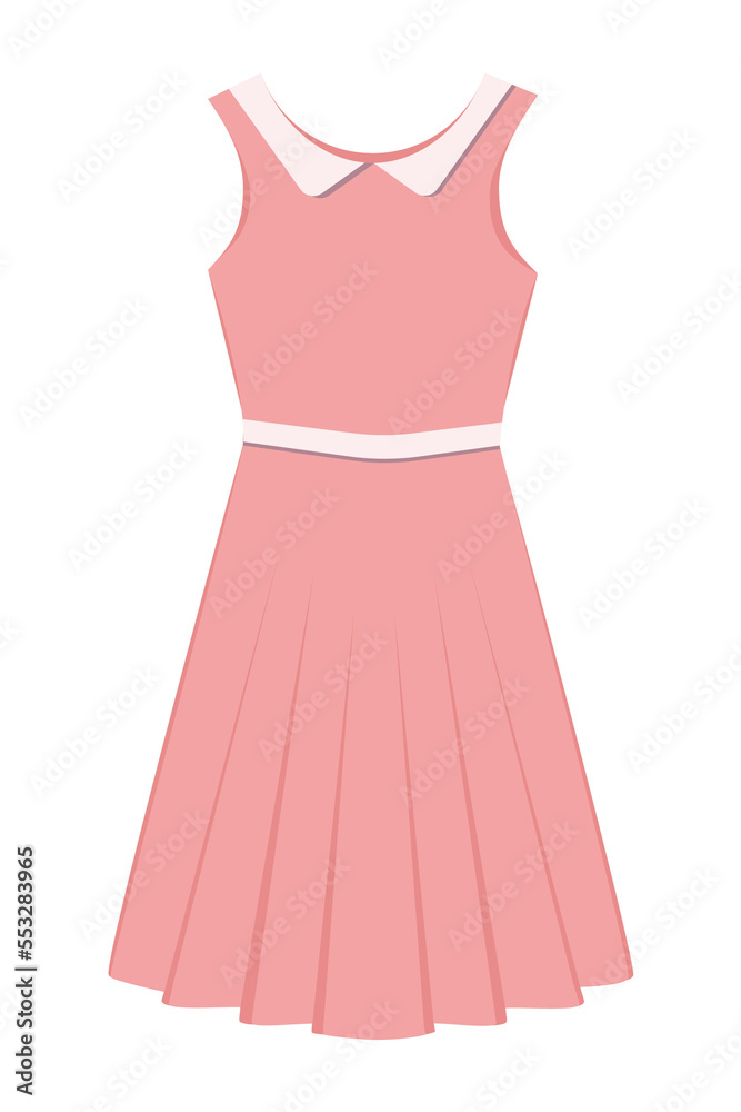 Pink Sleeveless Dress Pink Sleeveless Dress