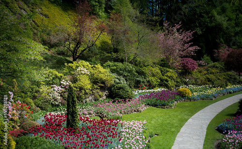 Buchart Garden blooms in Victoria, British Columbia