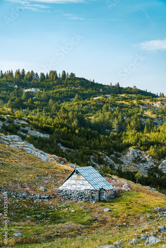 old house in the mountains