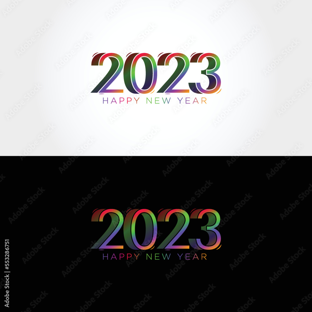 2023 Happy New Year With Trendy Look 2023 Happy New Year With Trendy Look