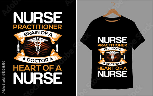 NURSE PRACTITIONER BRAIN OF A DOCTOR HEART NURSE