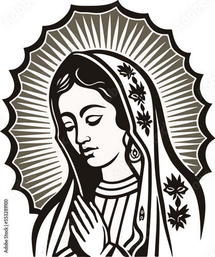 The holy Virgin of Guadalupe mexico