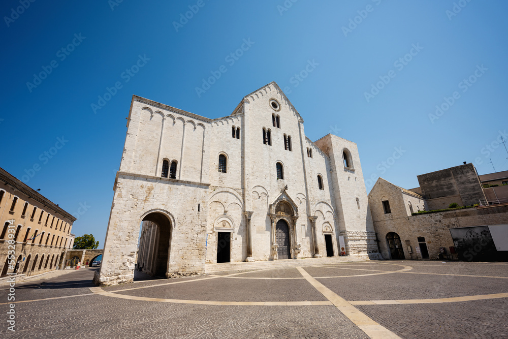 Basilica of Saint Nicholas in Bari, Catholic Church, Puglia, South Italy.