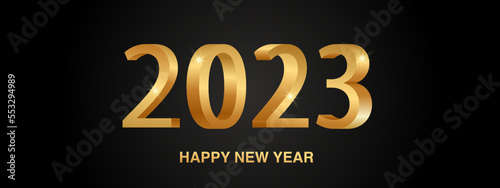 Happy new year 2023 background. Modern luxury background. Modern Christmas background. Vector EPS 10