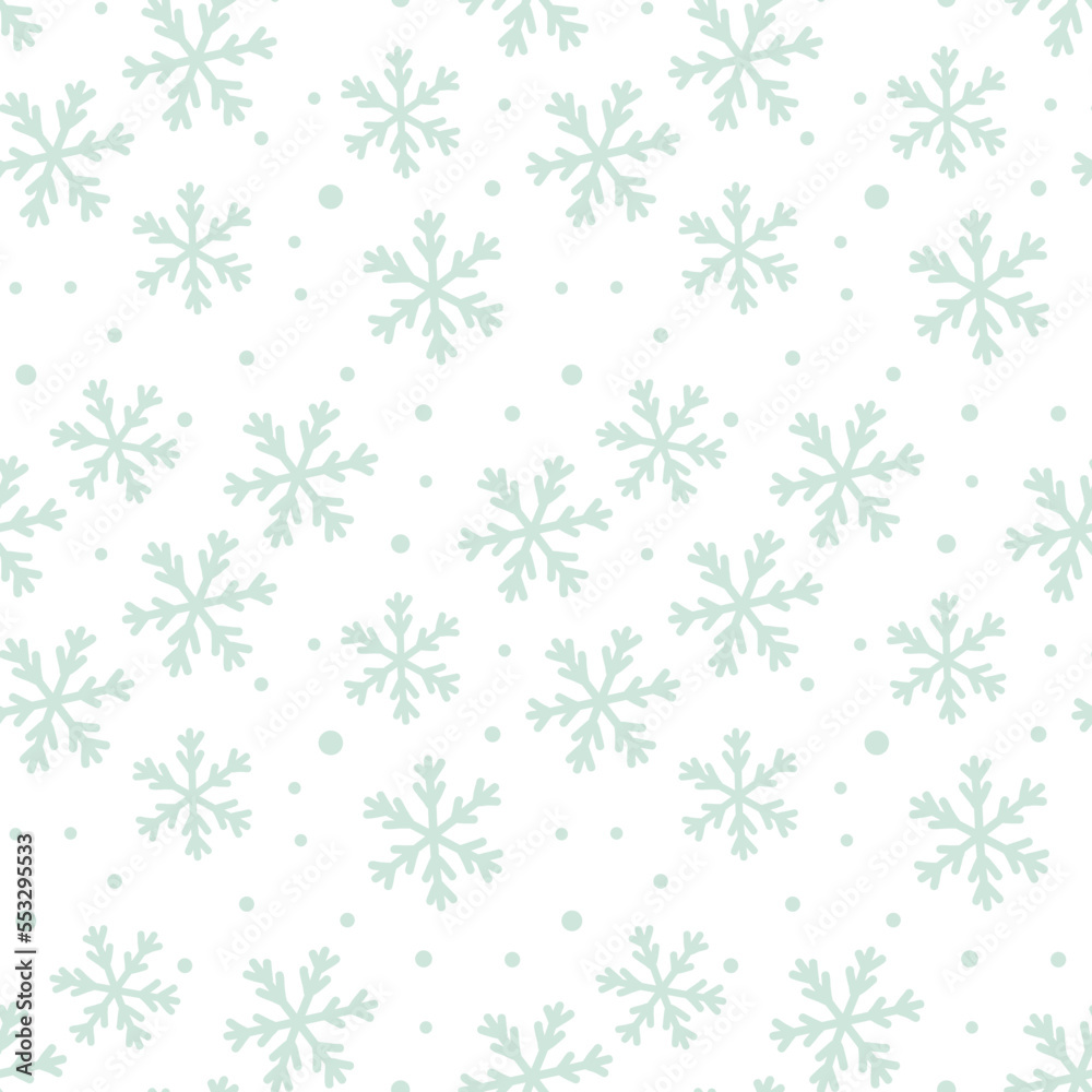 Seamless pattern background snowflake. Hand drawn vector wallpaper and Christmas paper design Seamless pattern background snowflake. Hand drawn vector wallpaper and Christmas paper design