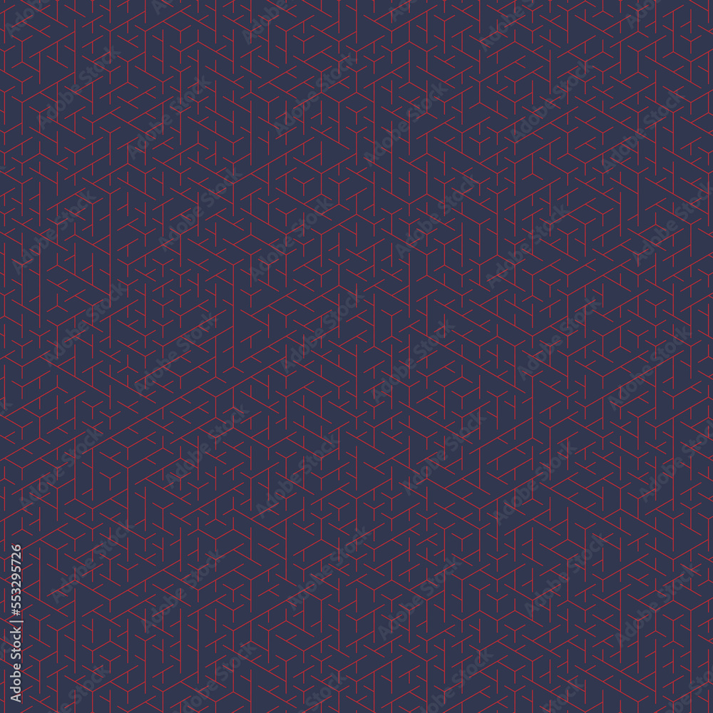 Hexagonal Maze pattern abstract illustration Hexagonal Maze pattern abstract illustration