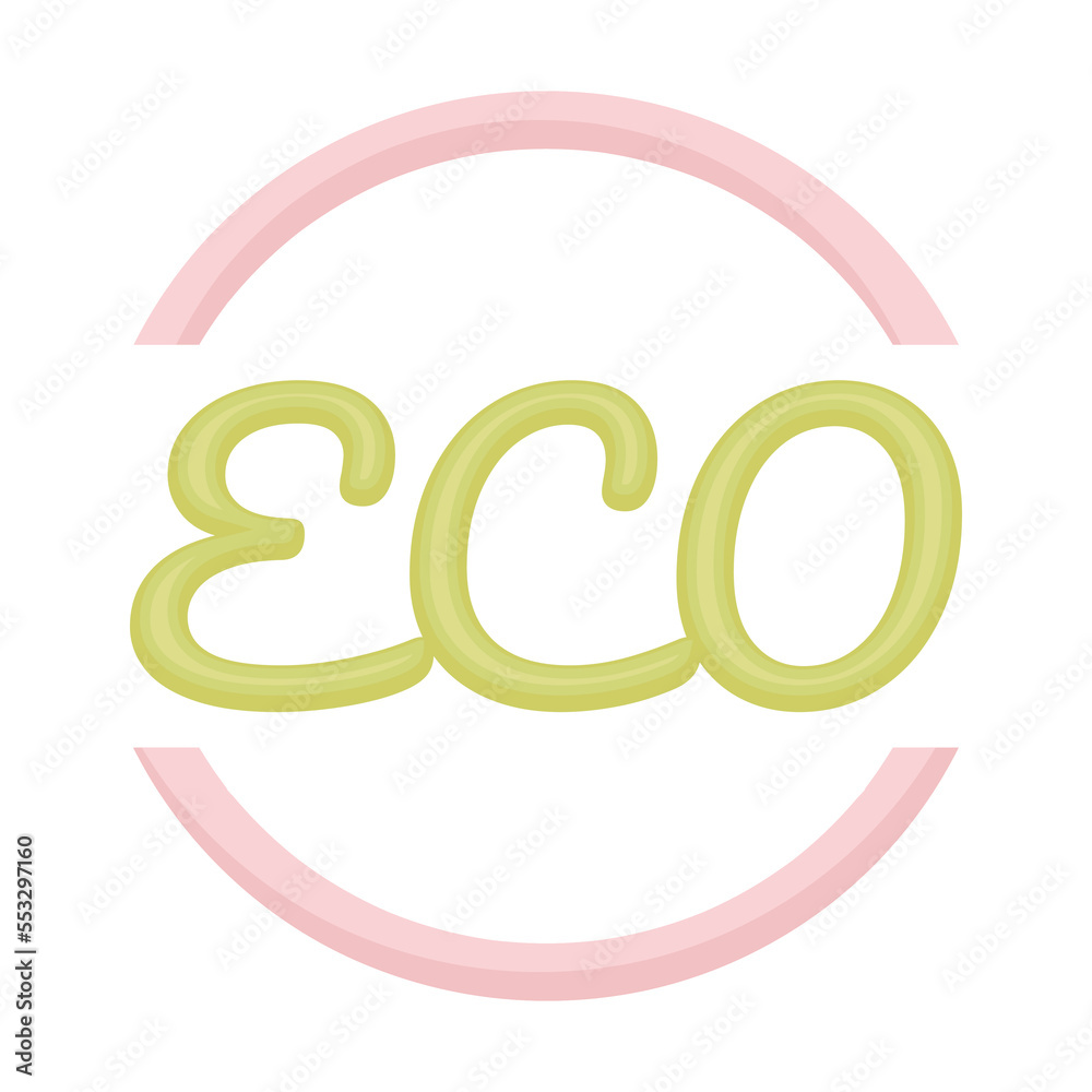 gentle ECO inscription design for natural products gentle ECO inscription design for natural products