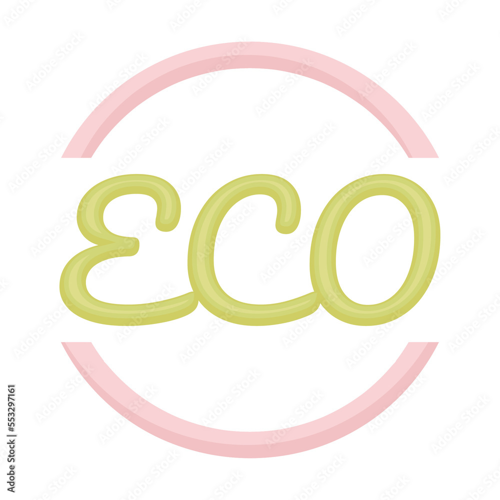 gentle ECO inscription design for natural products png gentle ECO inscription design for natural products png