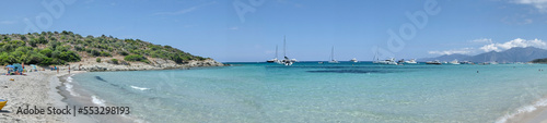 Panorama plage de Saleccia en Corse