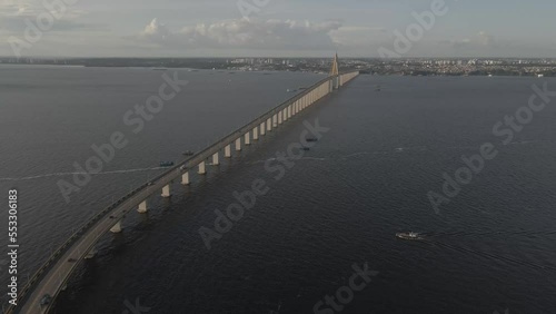 Wallpaper Mural Cabo Landmark Bridge in downtown Manaus Amazonas Brazil. Torontodigital.ca