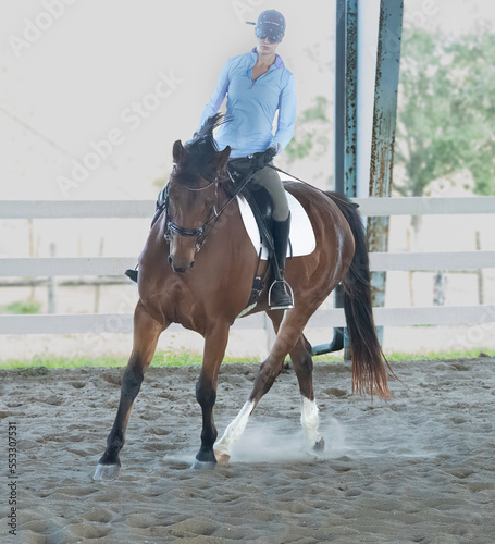 horse and rider dressage  © ESME BIANCA