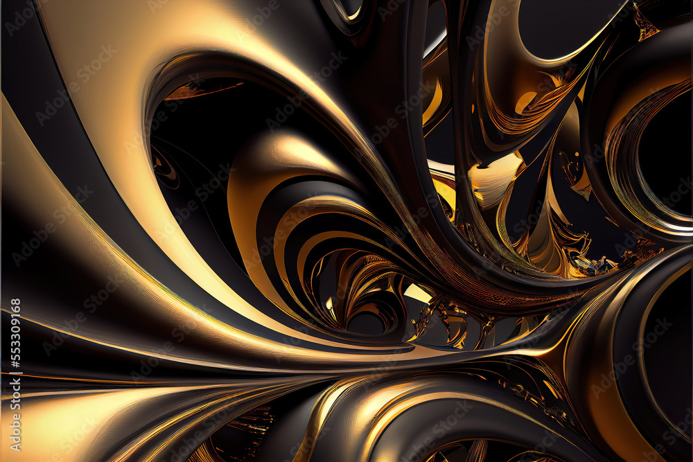 abstract black and gold background with ornament as wallpaper header abstract black and gold background with ornament as wallpaper header